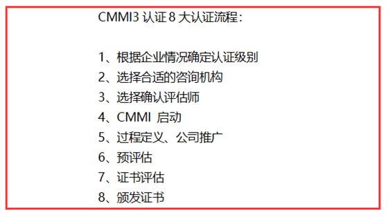 CMMI3認(rèn)證8大認(rèn)證流程，完成這八步，證書就到手啦！