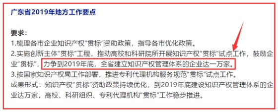 知識(shí)產(chǎn)權(quán)貫標(biāo)企業(yè)數(shù)量未達(dá)標(biāo)，年底需達(dá)1萬家，你還有機(jī)會(huì)！