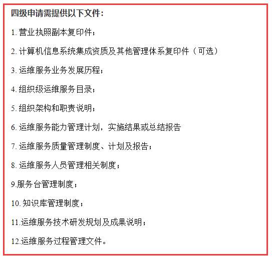 深圳企業(yè)做ITSS認(rèn)證需提供這12項(xiàng)資料，否則不予通過(guò)！