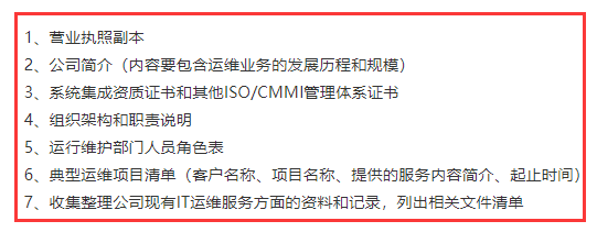 通知！各企業(yè)在ITSS認(rèn)證申報前期需準(zhǔn)備這7項(xiàng)資料！